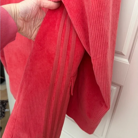 BNWT Adidas Women's Chord / Ribbed Coral Blazer - Picture 6 of 7